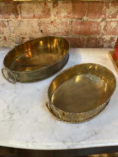 Pair of 2 Italian brass Baskets 1950 - 2359173