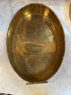 Pair of 2 Italian brass Baskets 1950 - 2359174