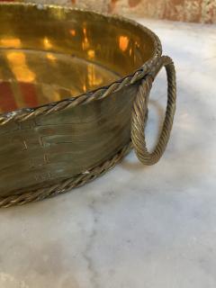 Pair of 2 Italian brass Baskets 1950 - 2359175