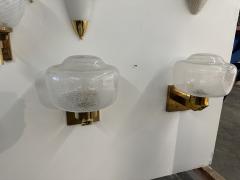 Pair of 2 Mid Century Italian Wall Sconces 1970s - 3456390