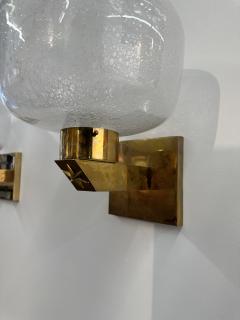 Pair of 2 Mid Century Italian Wall Sconces 1970s - 3456391
