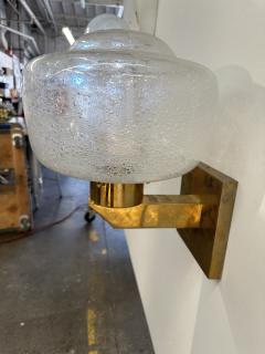 Pair of 2 Mid Century Italian Wall Sconces 1970s - 3456393