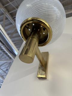 Pair of 2 Mid Century Italian Wall Sconces 1970s - 3456416