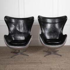 Pair of 20th Century Aviator Egg Chairs - 3618201