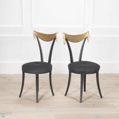 Pair of 20th Century Dorothy Draper Grosfeld House Side Chairs - 4477703