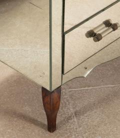 Pair of 20th Century French Art Deco Mirror Commodes - 4238323