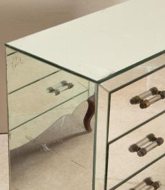 Pair of 20th Century French Art Deco Mirror Commodes - 4238324