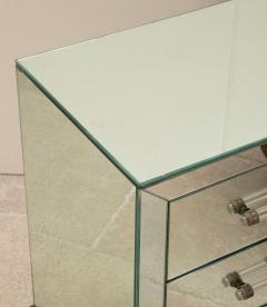 Pair of 20th Century French Art Deco Mirror Commodes - 4238326