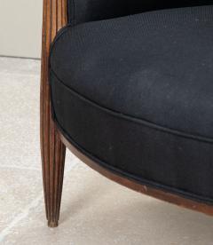 Pair of 20th Century French Art Deco Tub Chairs in the Style of Paul Follot - 4194171
