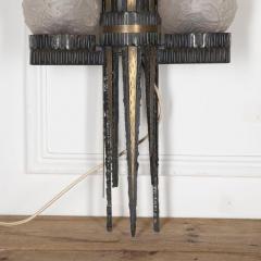 Pair of 20th Century French Brutalist Style Wall Sconces - 4324307