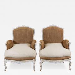 Pair of 20th Century French Chairs Ready to Upholster - 4681883