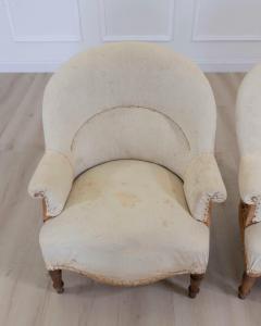 Pair of 20th Century French Chairs Ready to Upholster - 4663435