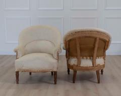 Pair of 20th Century French Chairs Ready to Upholster - 4663472