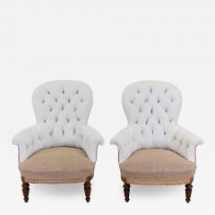 Pair of 20th Century French Chairs Ready to Upholster - 4682018