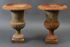 Pair of 20th Century French Iron Urns - 714880