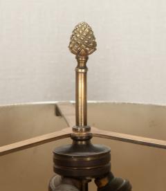 Pair of 20th Century French Maison Charles Style Frond Lamps - 4296693