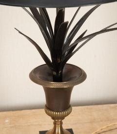 Pair of 20th Century French Maison Charles Style Frond Lamps - 4296696