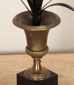 Pair of 20th Century French Maison Charles Style Frond Lamps - 4296697