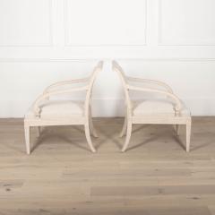 Pair of 20th Century Gustavian Style Armchairs - 3622733