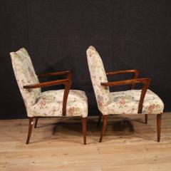 Pair of 20th Century Italian Armchairs - 4194305