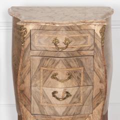 Pair of 20th Century Italian Bleached Marquetry Bedside Commodes - 4235424