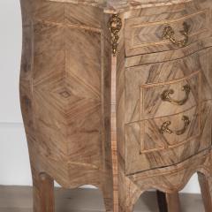 Pair of 20th Century Italian Bleached Marquetry Bedside Commodes - 4235426