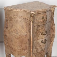 Pair of 20th Century Italian Bleached Marquetry Bedside Commodes - 4235427