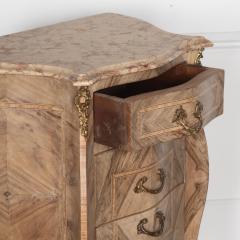 Pair of 20th Century Italian Bleached Marquetry Bedside Commodes - 4235431