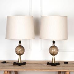 Pair of 20th Century Murano Glass Table Lamps - 4294453