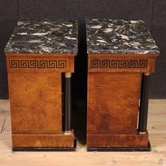 Pair of 20th century Empire style nightstands - 3920705