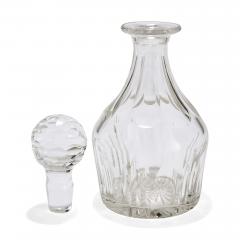 Pair of 20th century English glass decanters - 4409243