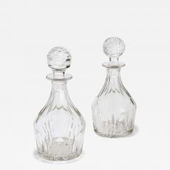Pair of 20th century English glass decanters - 4412315