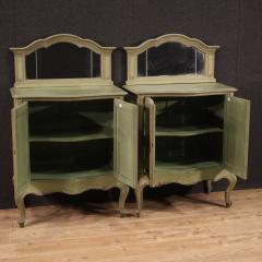 Pair of 20th century Italian sideboards with mirror - 4140690