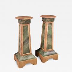 Pair of 20th century lacquered Italian columns - 4344769