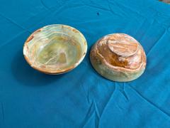 Pair of 4 diameter Onyx Bowls - 4523793