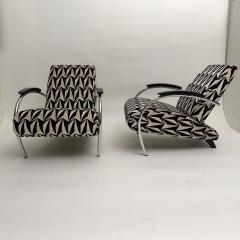 Pair of 5470 steeltube armchairs Gelderland Netherlands circa 1990 - 4820114