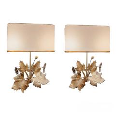 Pair of 70s Floral Appliques - 3818966