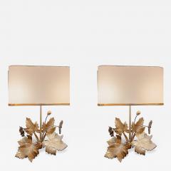 Pair of 70s Floral Appliques - 4454595