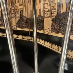 Pair of 80s Yellow Bar Stools - 3815074