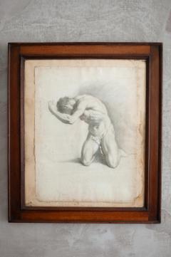 Pair of Academic Nudes Neoclassical Artist Early 19th Century - 4662773