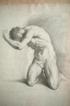 Pair of Academic Nudes Neoclassical Artist Early 19th Century - 4662777