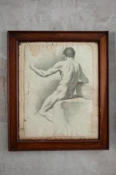 Pair of Academic Nudes Neoclassical Artist Early 19th Century - 4662781