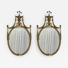 Pair of Adams Style Giltwood Wall Mirrors Console or Commode Mirrors - 2759081