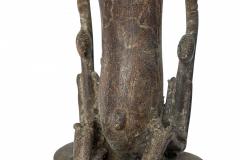 Pair of African Mali 20th Century Bronze Dogon Male Female Ancestor Figures - 4667396