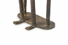 Pair of African Mali 20th Century Bronze Dogon Male Female Ancestor Figures - 4667397