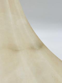 Pair of Alabaster Bronze Post Modern Wall Sconces - 4129061