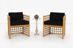 Pair of Alabaster End Tables or Plant or Display Collums - 3189544