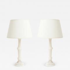 Pair of Alabaster Table Lamps - 3133821
