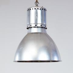 Pair of Aluminum Dome Pendant Lights - 3924233