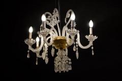 Pair of Amazing Crystal Scones or Wall Lights Italy 1940 - 3930050